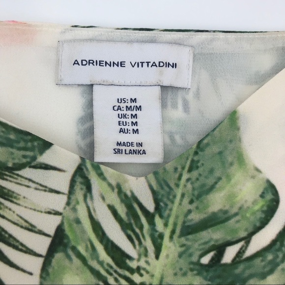 Adrienne Vittadini cold shoulder floral top - Picture 7 of 7